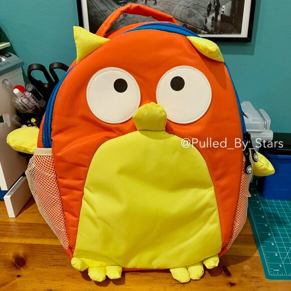 Orange & Yellow Nylon 3D Detail Cartoon Bird Preschool/Nursery Backpack - NWT! - Picture 11 of 16